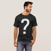 疑問符疑問符 Tシャツ (正面フル)