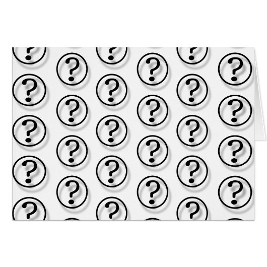 疑問符 (正面横)