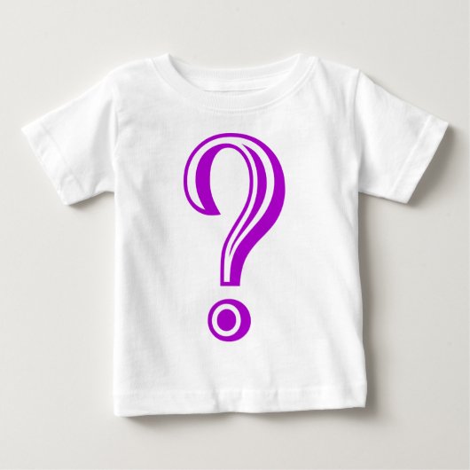 疑問符(のみ) ベビーTシャツ (正面)