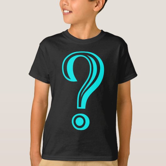 疑問符(のみ) Tシャツ (正面)