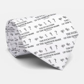 疑問符(?)の展開 ネクタイ (ロール)