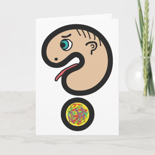 疑問符 カード (正面)