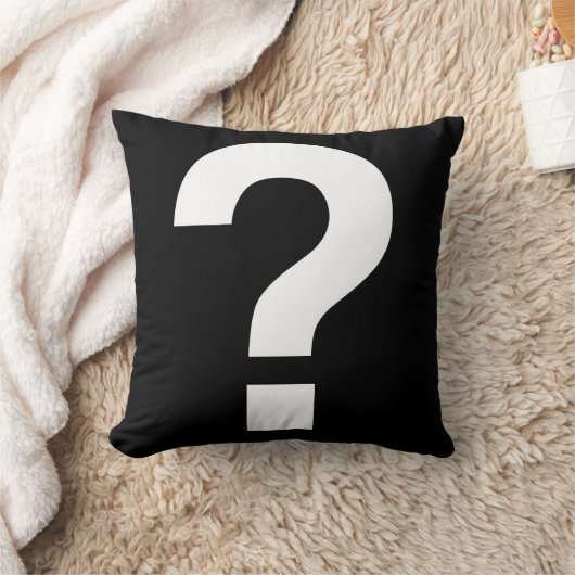 疑問符 クッション (ブランケット)