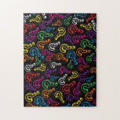 疑問符 ジグソーパズル (縦)