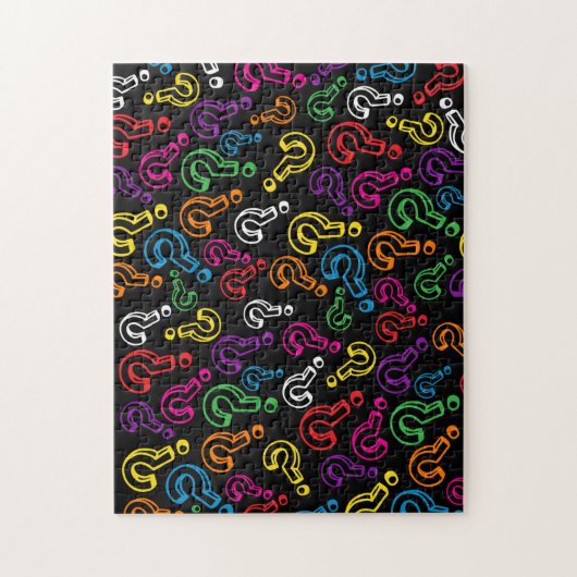 疑問符 ジグソーパズル (縦)