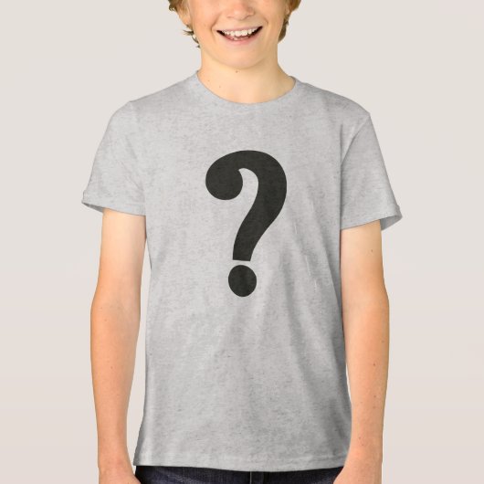 疑問符 トライブレンドＴシャツ (正面)