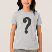 疑問符 トライブレンドＴシャツ (正面)