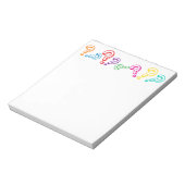 疑問符 ノートパッド (回転)