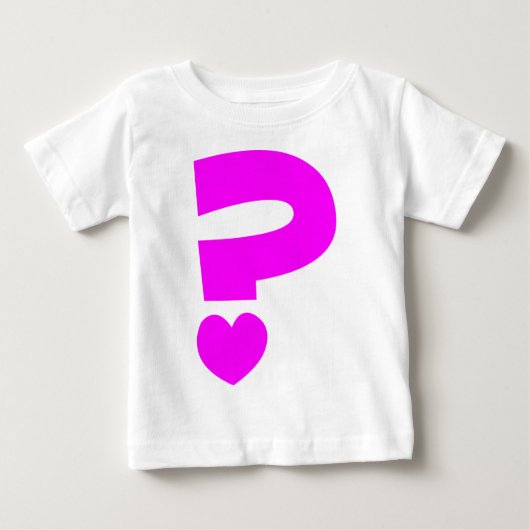疑問符 ベビーTシャツ (正面)