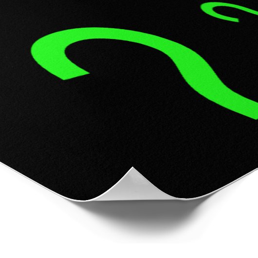 疑問符 ポスター (角)