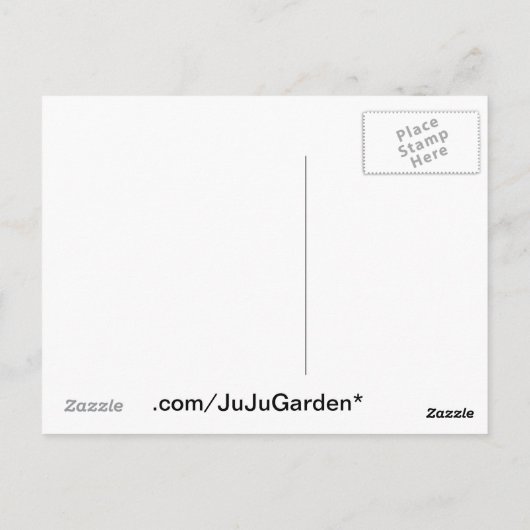 疑問符 ポストカード (裏面)