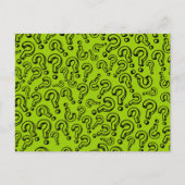 疑問符 ポストカード (正面)