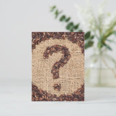 疑問符 ポストカード (スタンド正面)