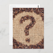 疑問符 ポストカード (正面/裏面)