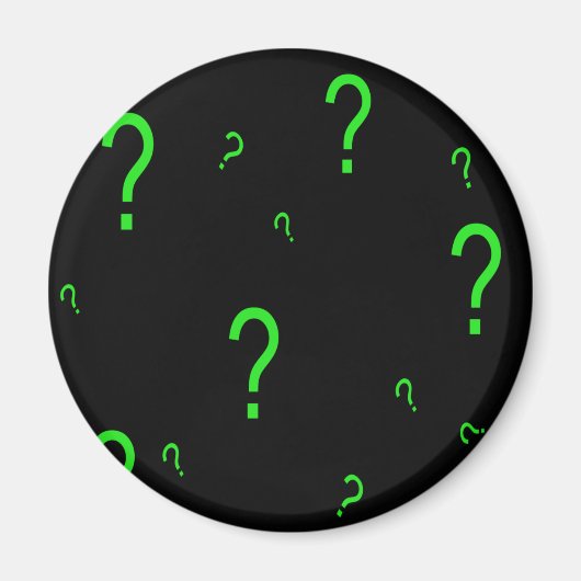 疑問符 マグネット (正面)