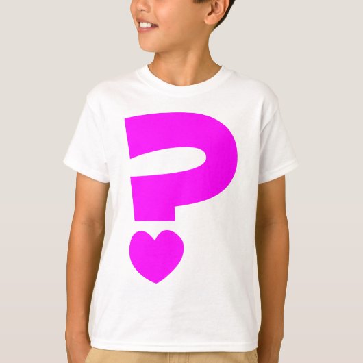 疑問符 Tシャツ (正面)