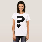 疑問符 Tシャツ (正面フル)