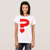 疑問符 Tシャツ (正面フル)