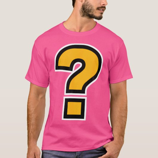 疑問符 Tシャツ (正面)