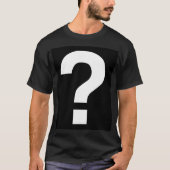 疑問符 Tシャツ (正面)