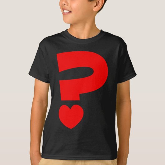 疑問符 Tシャツ (正面)
