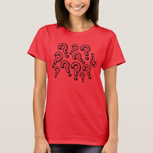 疑問符 Tシャツ (正面)