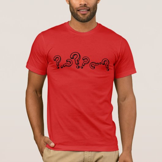 疑問符 Tシャツ (正面)