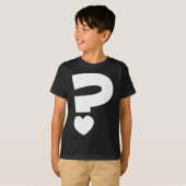 疑問符 Tシャツ (正面フル)