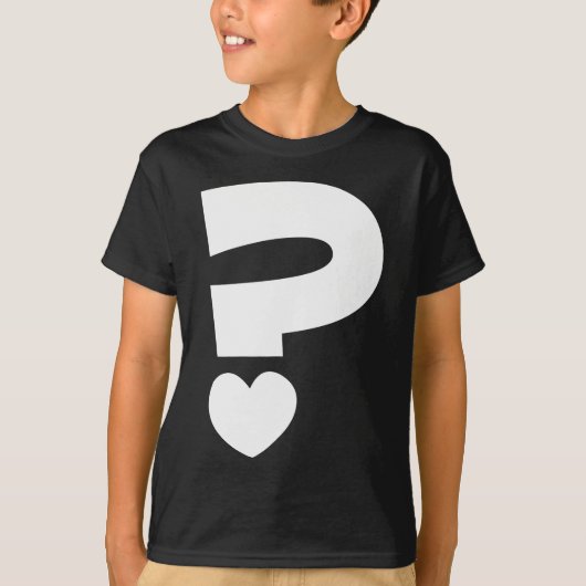 疑問符 Tシャツ (正面)