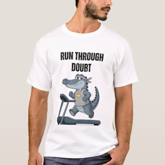 疑念を突き進め Tシャツ (正面)