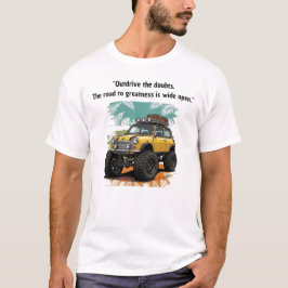 "疑念を駆逐せよ" イエロー・マウンテンモンスター・ミニカー Tシャツ