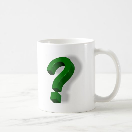疑門符の記号 コーヒーマグカップ (右)