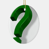 疑門符の記号 セラミックオーナメント (右)