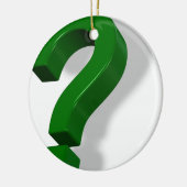疑門符の記号 セラミックオーナメント (左)