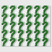 疑門符の記号 ラッピングペーパー (フラット)