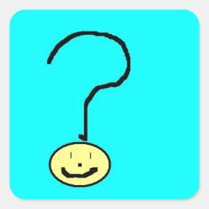 疑門符のemoji、子供によるデジタル芸術:) スクエアシール