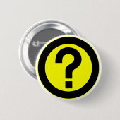 疑門符は問い合わせの記号の句読点を頼みます 缶バッジ (正面&裏面)