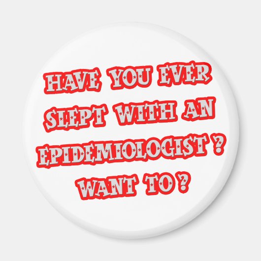 疫学おもしろい医の拾い上げライン マグネット (正面)