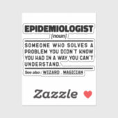 疫学名詞疫学おもしろい生 シール (シート)