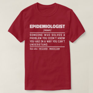 疫学名詞疫学おもしろい生 Tシャツ