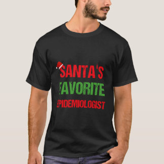 疫学者パジャマおもしろいクリスマスギフト Tシャツ