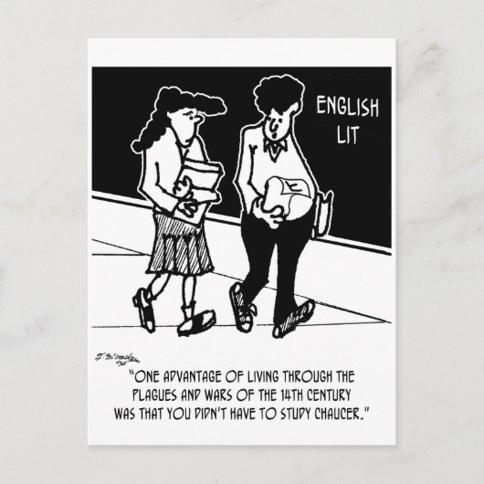 疫病の利点 ポストカード (正面)