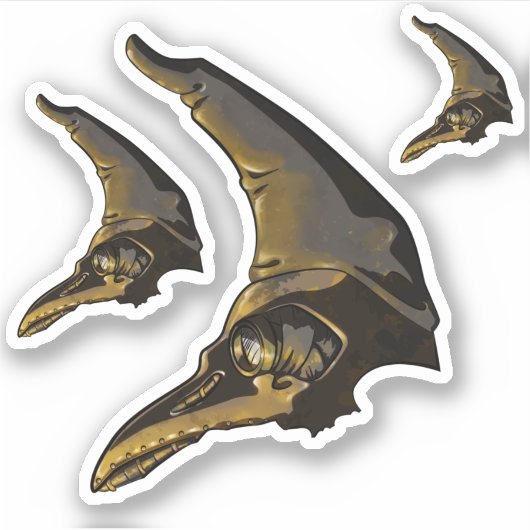 疫病マスク シール (正面)