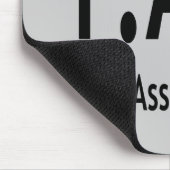 疲おもしろい症候群タイポグラフィ マウスパッド (コーナー)