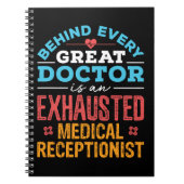 疲れおもしろい果てた医療受付嬢 ノートブック (正面)