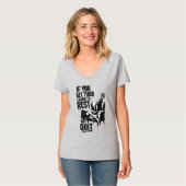 疲れたらやめるのではなく休むことを学ぼう グラフィティ Tシャツ (正面フル)
