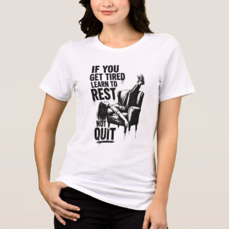 疲れたらやめるのではなく休むことを覚えよう グラフィティ トライブレンドTシャツ