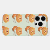 疲れたオレンジ色の猫 Case-Mate iPhoneケース (裏面 (横))