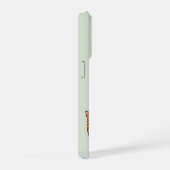 疲れたオレンジ色の猫 iPhoneケース (右側面)