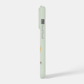 疲れたオレンジ色の猫 iPhoneケース (左側面)